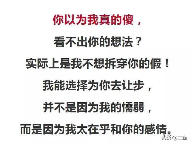 送给那些把我当傻子的人