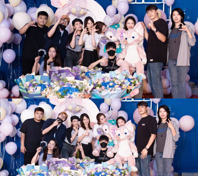 刘亦菲晒36岁生日庆祝照 手捧精致玩偶公主范满满