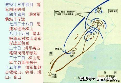 原创狭路相逢勇者胜松锦之战皇太极为何能战胜人多势众的洪承畴