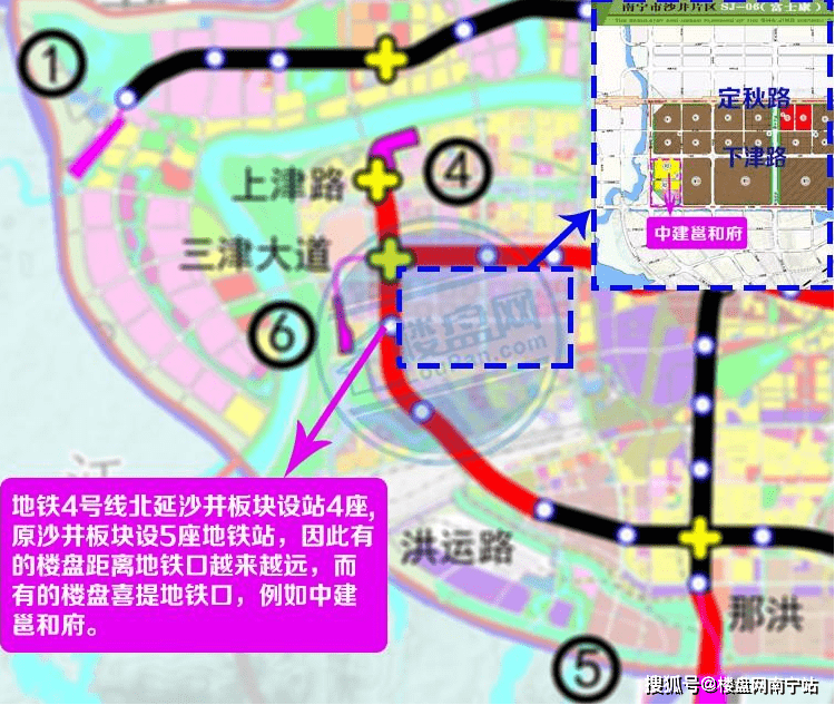 原创南宁机场线变化超32楼盘受益,两延长线站数有变!你家住地铁口?