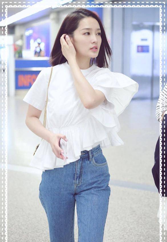 原创李沁真尴尬,穿错衣服秒变五五分,网友:跟孙怡差距越来越大!