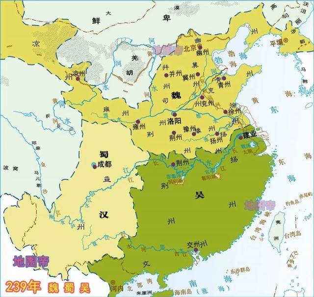 地图上的三国(一口气看完15幅地图)