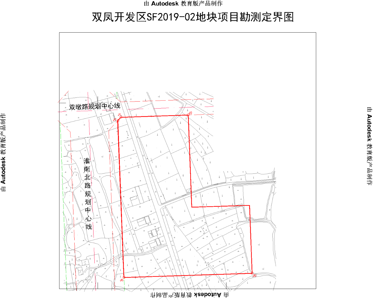 地块位置范围:sf2019-02号地块位于长丰县双凤开发区.