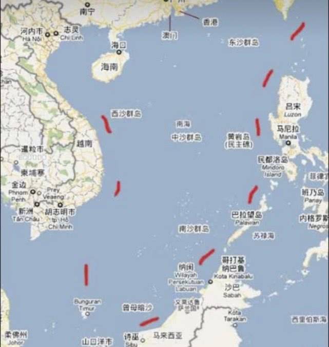 中国南海的"九段线"为何是断续线?而不是连着的线?