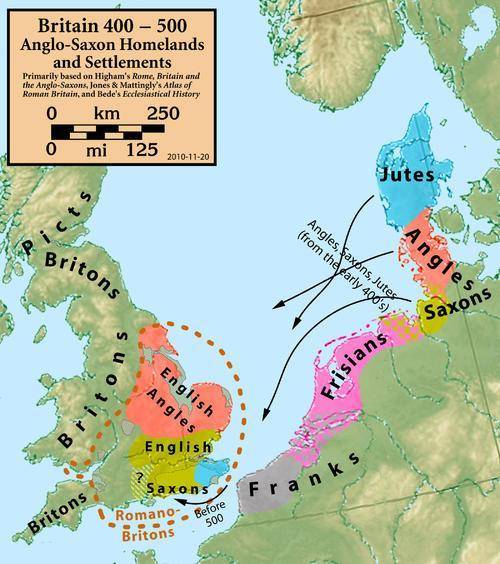 原创从罗马到盎格鲁撒克逊,看英格兰统一前夕的"七国时代"