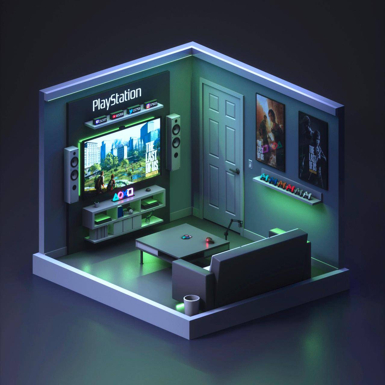 如果你想像上图一样组建一个全新的游戏屋,那么这款索尼x9000h真的是一款