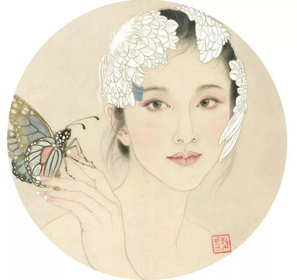 当代工笔画坛八位女画家,人美,画更美中国