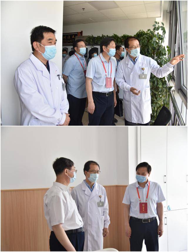 市政协调研组一行对太原市中心医院汾东院区进行调研指导