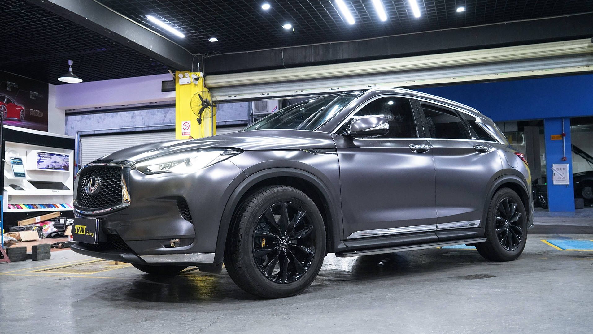 英菲尼迪qx50改装图片,英菲尼迪qx50改装 英菲尼迪qx50改装teiracings60super竞技版高性能刹车套件