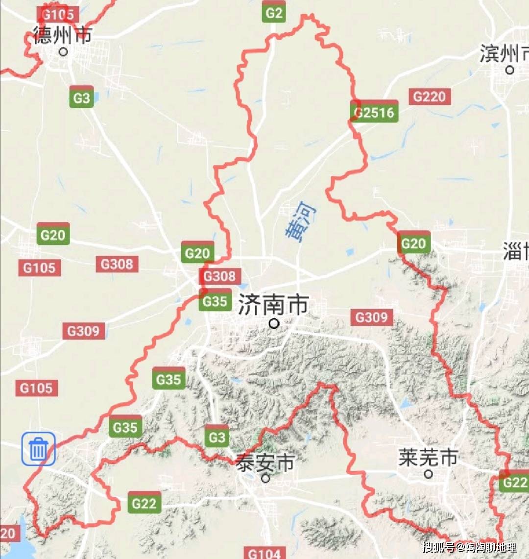 济南市10区2县建成区排名,历城区最大,平阴县最小,了解一下?