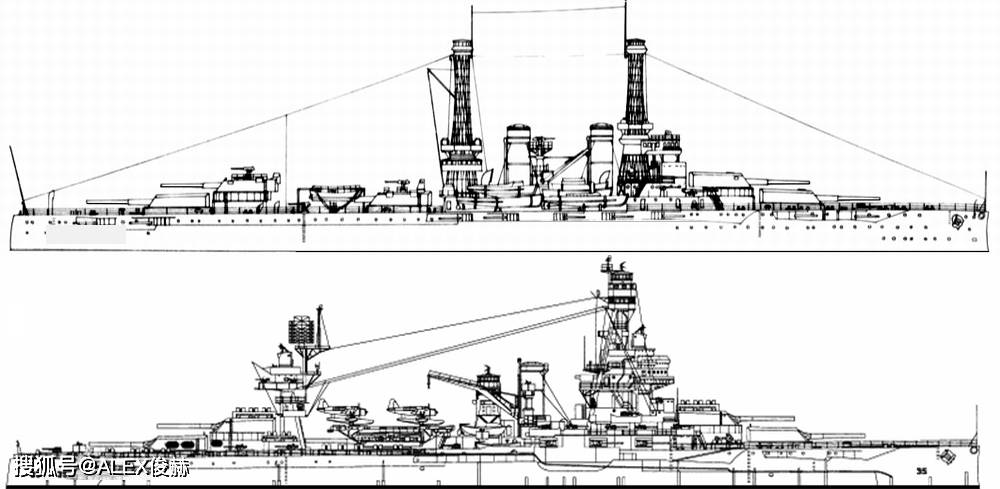 原创美国第一批356毫米舰炮战列舰:以纽约为名,参加过两次世界大战