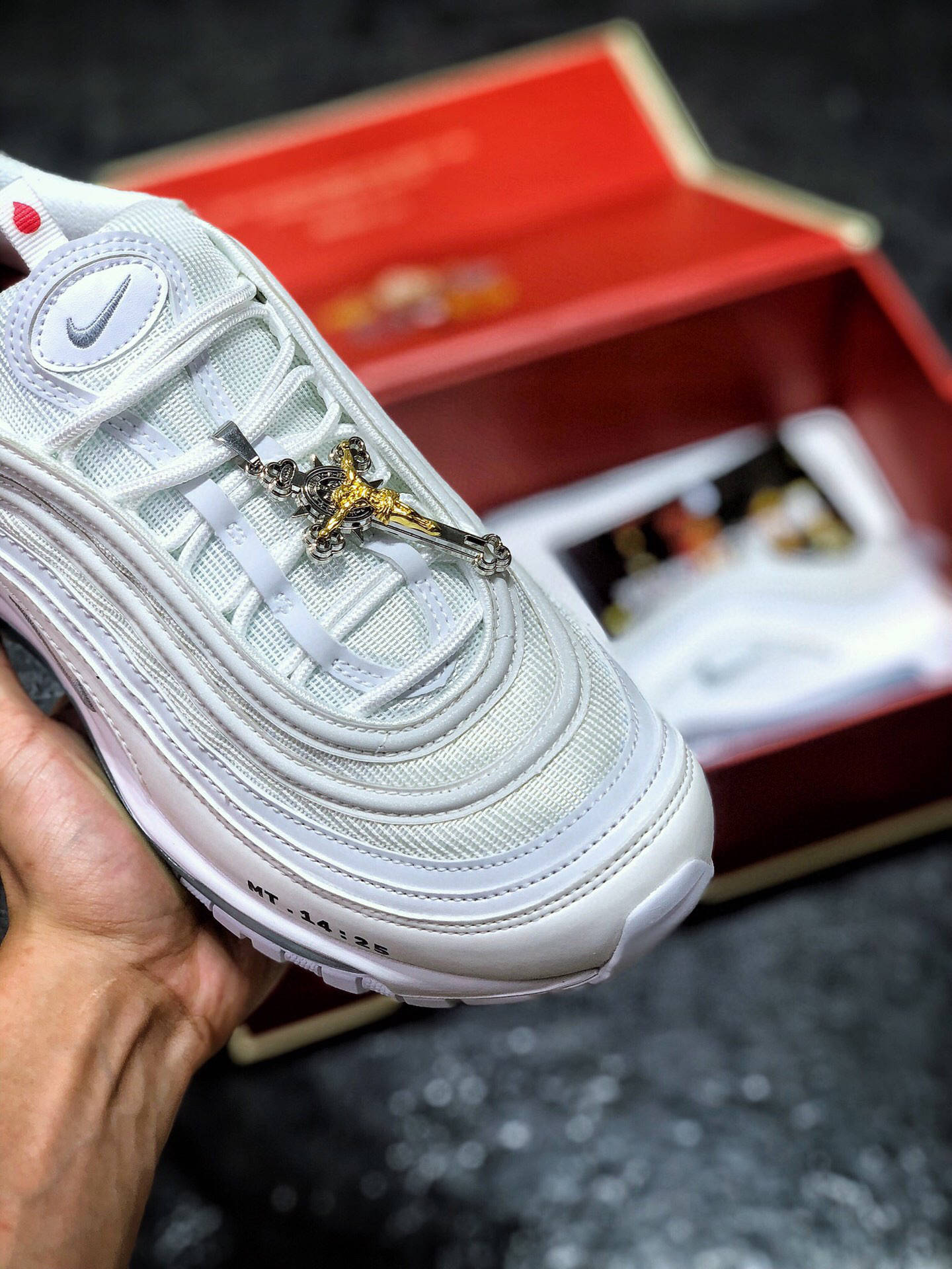 耐克nikeairmax97mschf耶稣圣水子弹inrijesusshoes气垫跑鞋