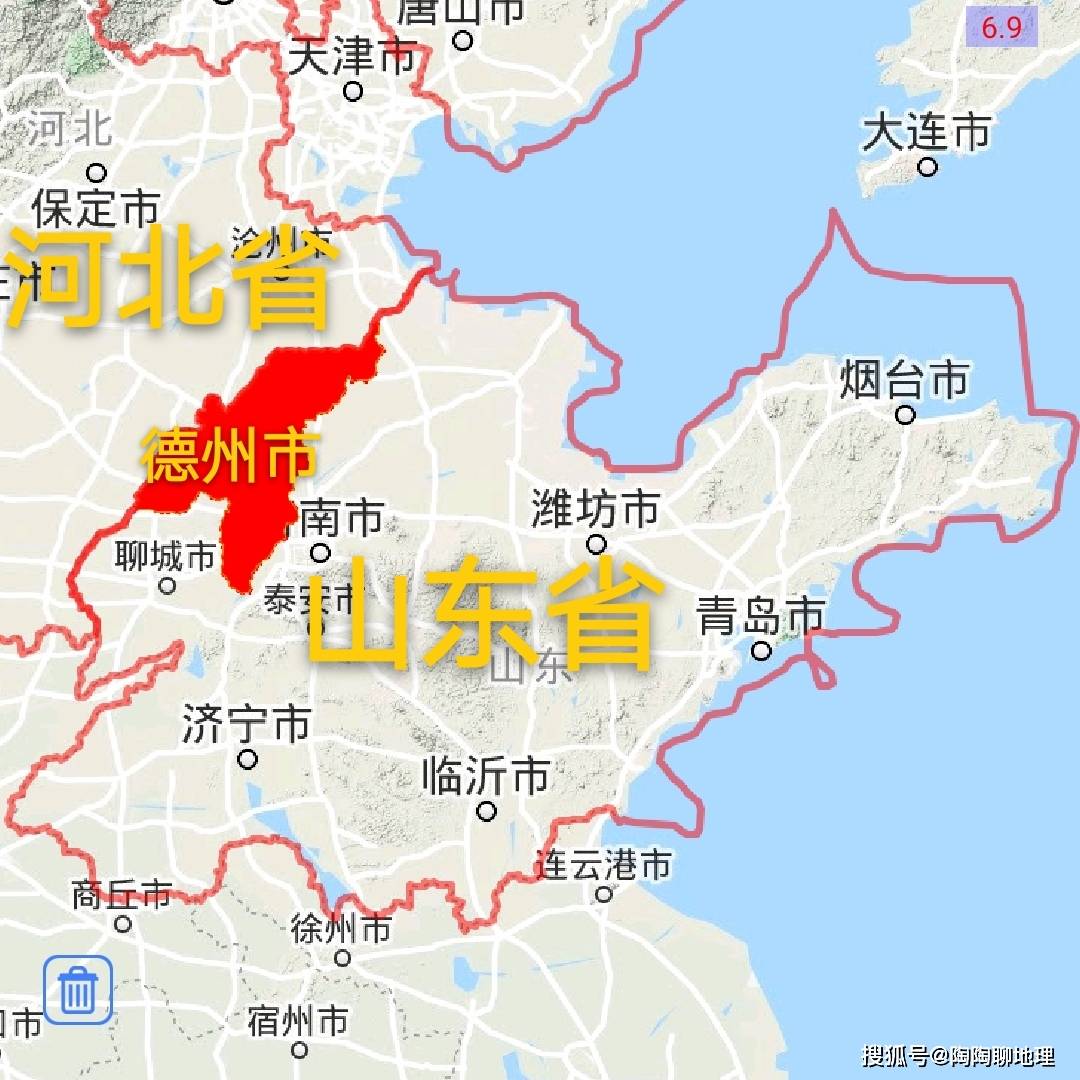 德州市2区7县2市建成区排名,德城区最大,武城最小,了解一下?