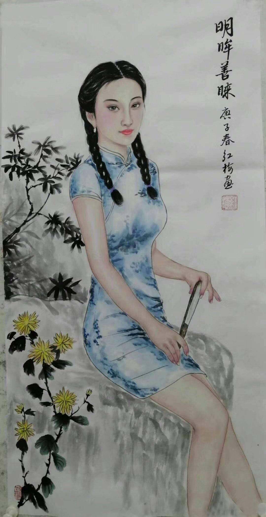 陈红梅仕女作品欣赏