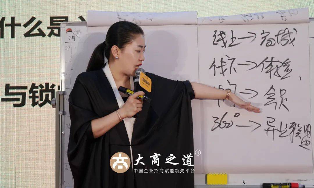 课程现场,王昕导师详细讲解了 收钱系统的四个方向:收谁的钱?