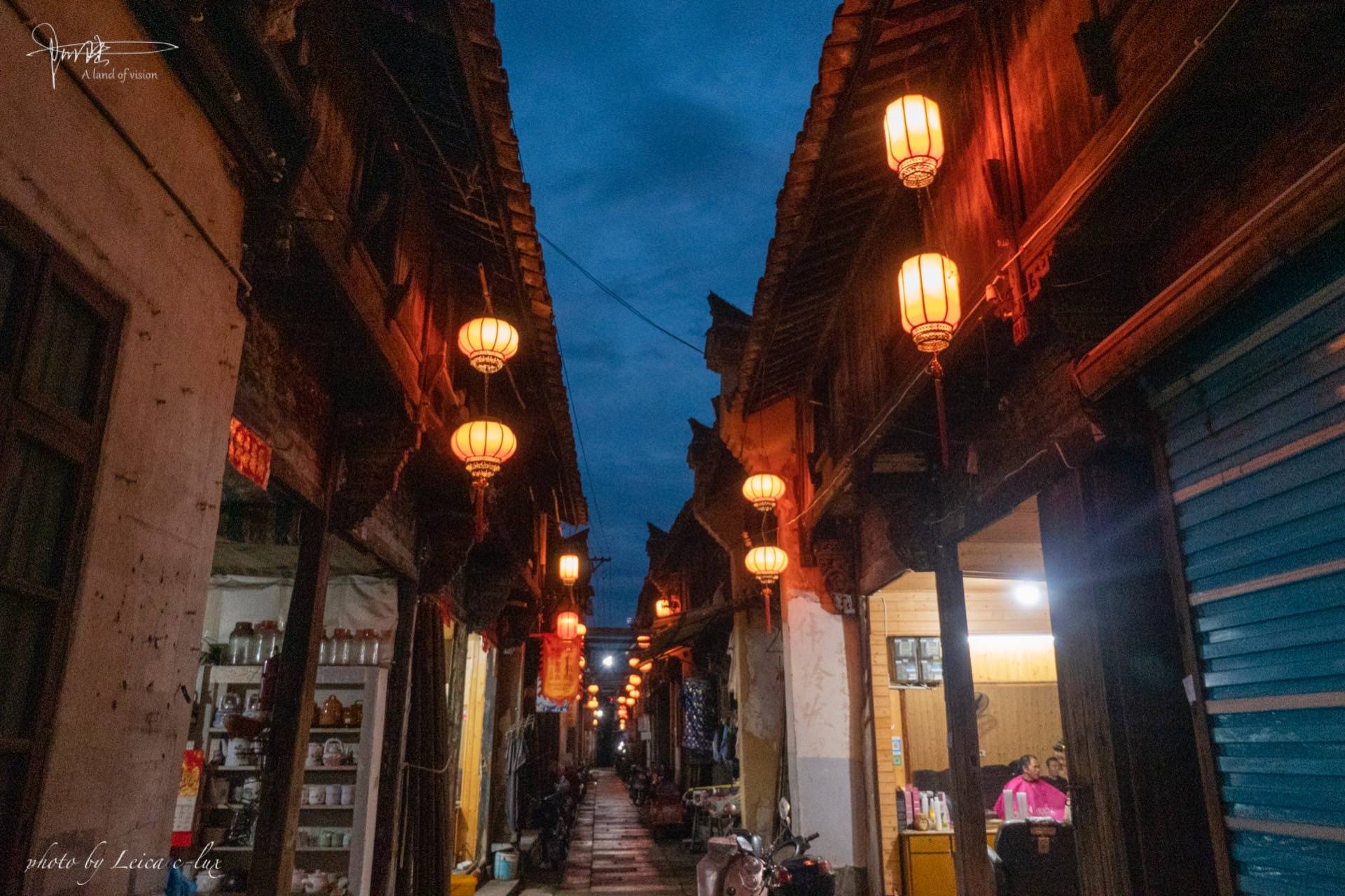 松阳老街夜景,很安静的地方