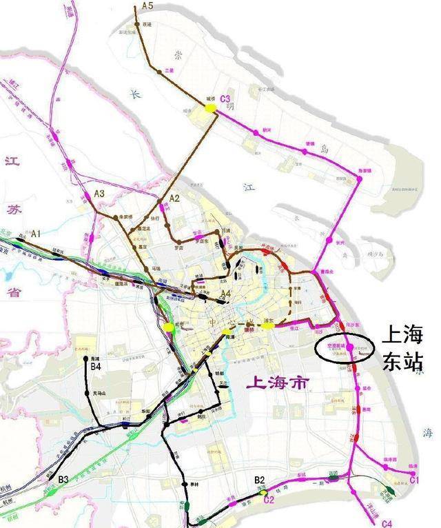 上海东站,上海虹桥站两大高铁枢纽的差别:东站与浦东机场不相连
