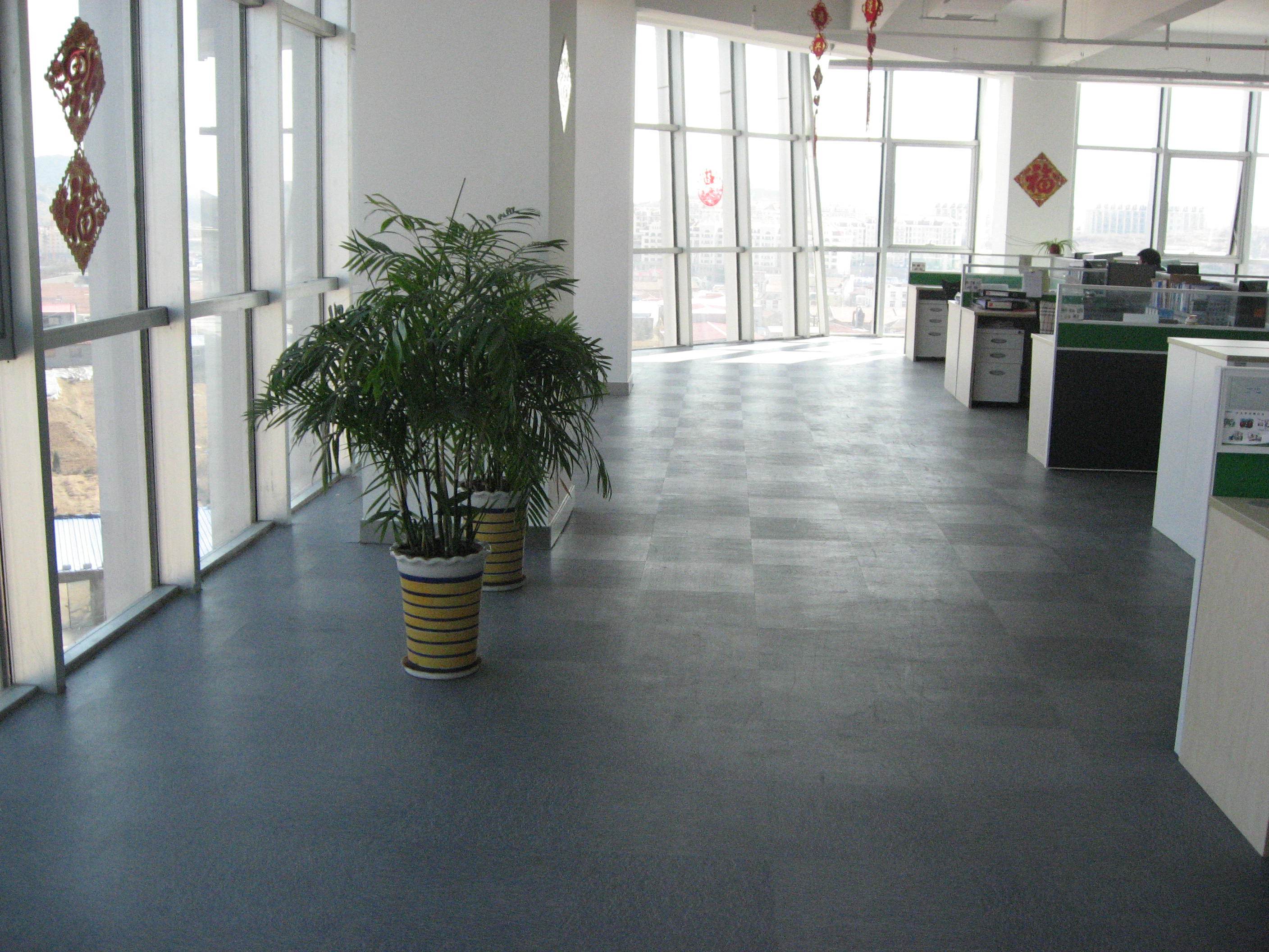 山东青岛市阿姆斯壮办公室耐磨地胶板