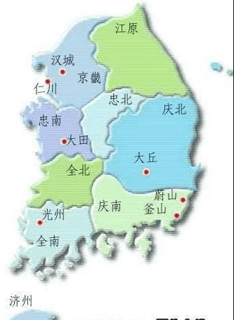 韩国多大面积和人口_韩国人口密度分布图(3)