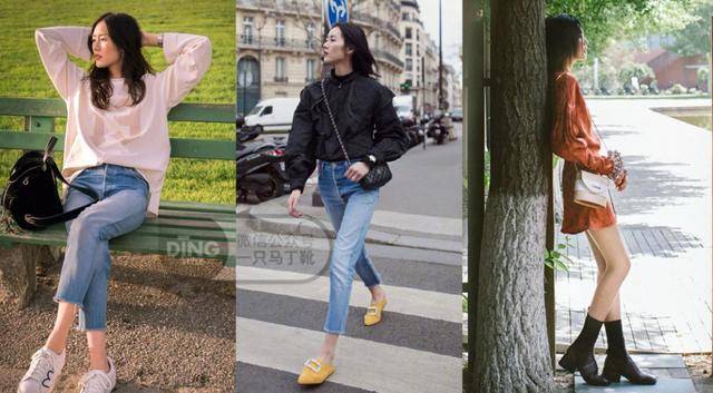 想增加女性感的话,可以选乐福穆勒鞋,中跟靴等,避开尖头细跟就好