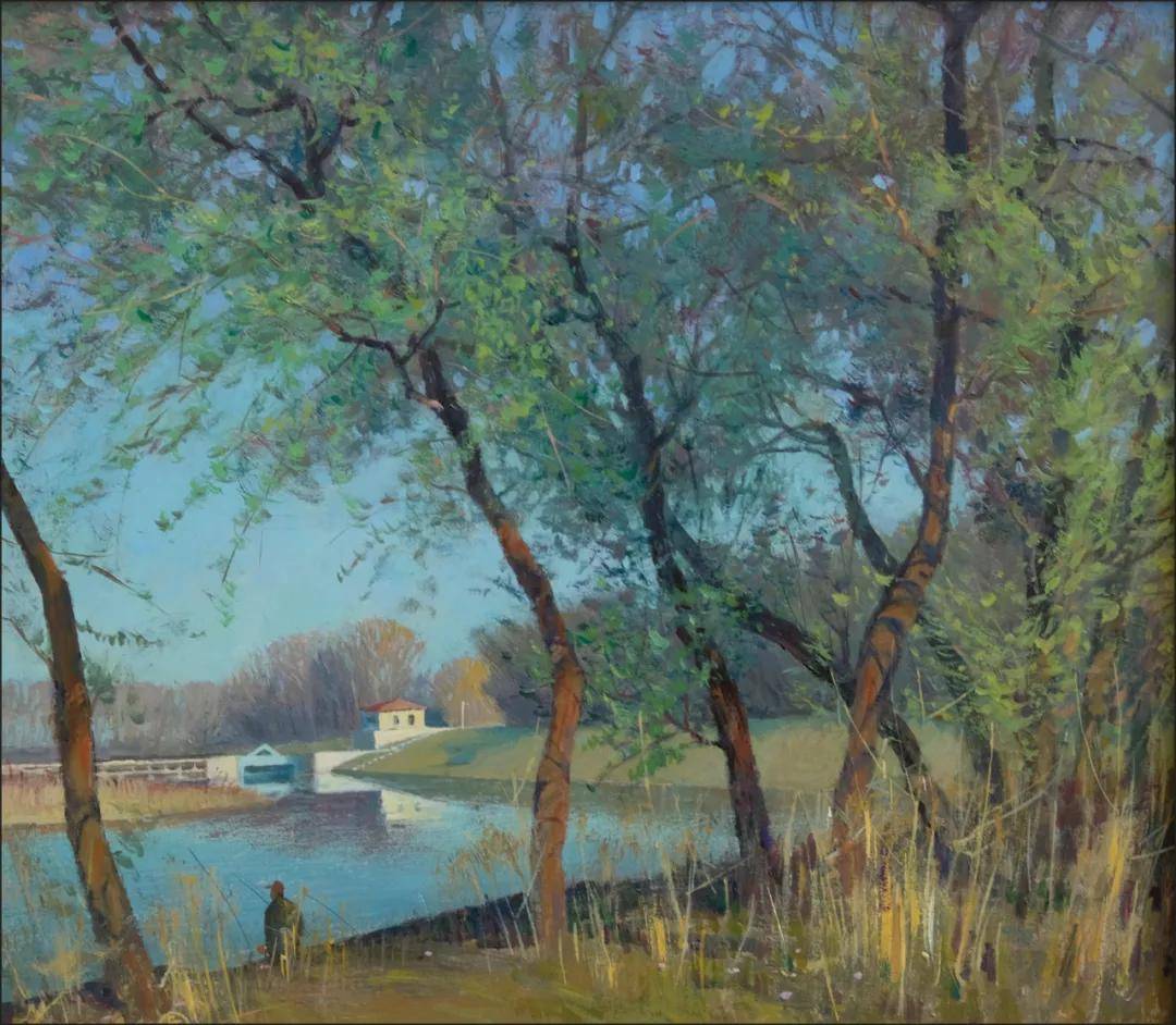 "大城小像——平安·美丽·北京风景小幅油画展"画家穆力兵作品