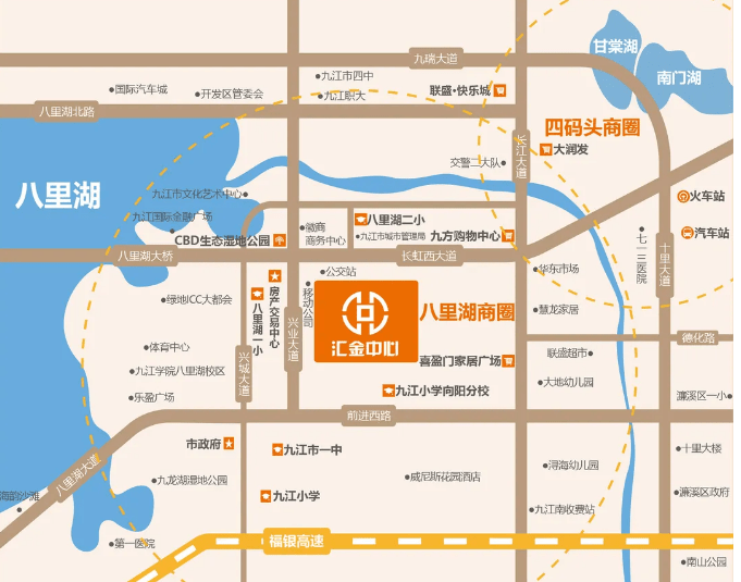 九江八里湖新区中央商务区