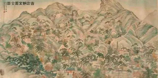 清康熙年间,就香山寺及其附近建成"香山行宫".