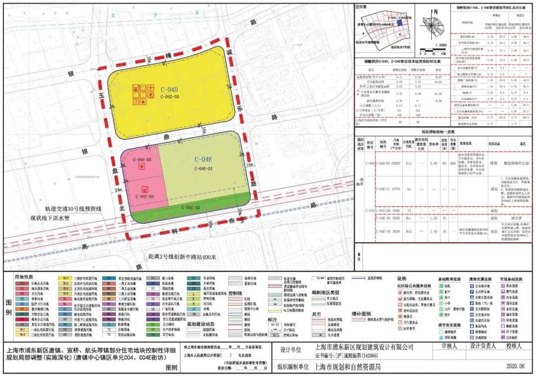 浦东唐镇这个街坊规划方案局部有调整,正在公示ing