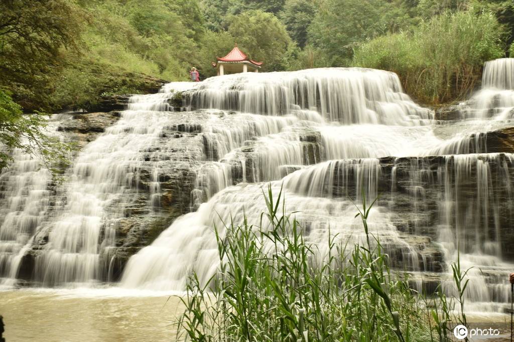 云南昆明寻甸石板河风景区