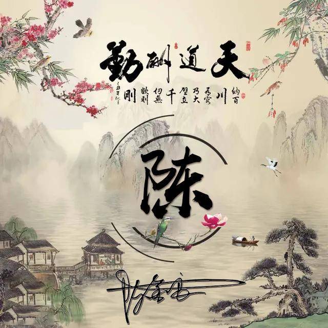 50张励志签名版微信头像,不只是单调的姓氏,还可以写上你的名字