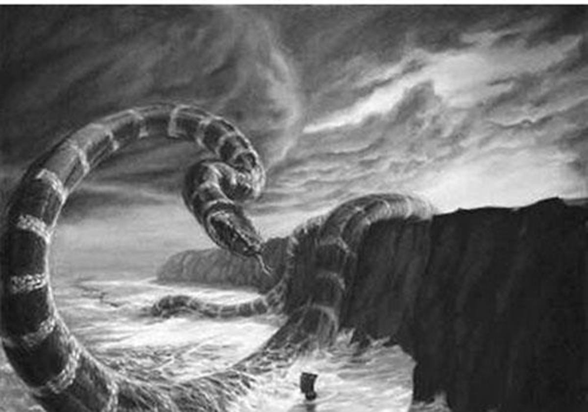 从古至今,在远洋航行者中就始终相传着恐怖的大海蛇的故事.