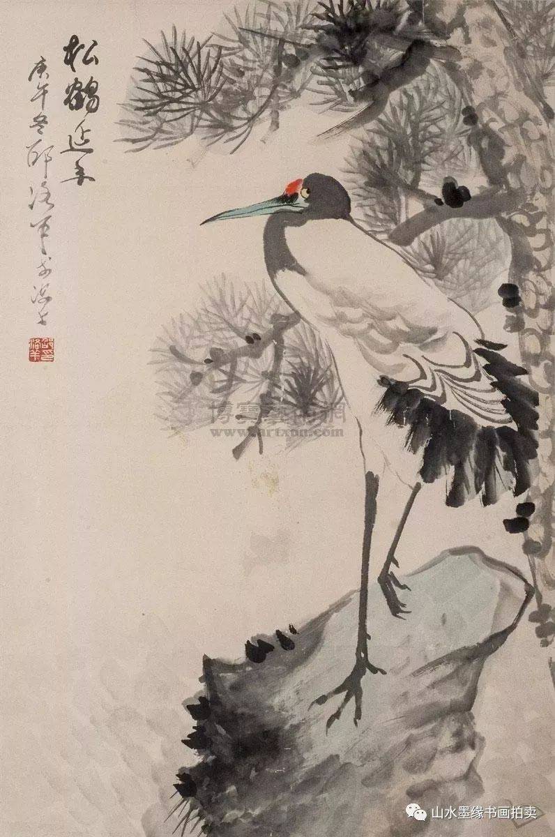 松鹤画法集锦!