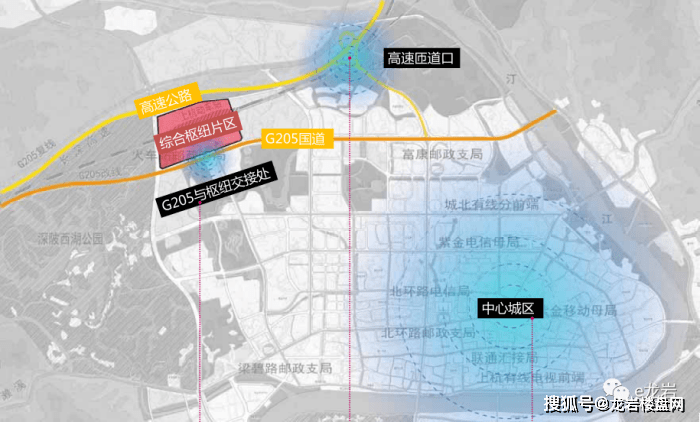 高铁站在上杭县城位置图