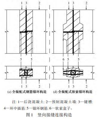 全装配式混凝土墙板结构的竖向接缝研究