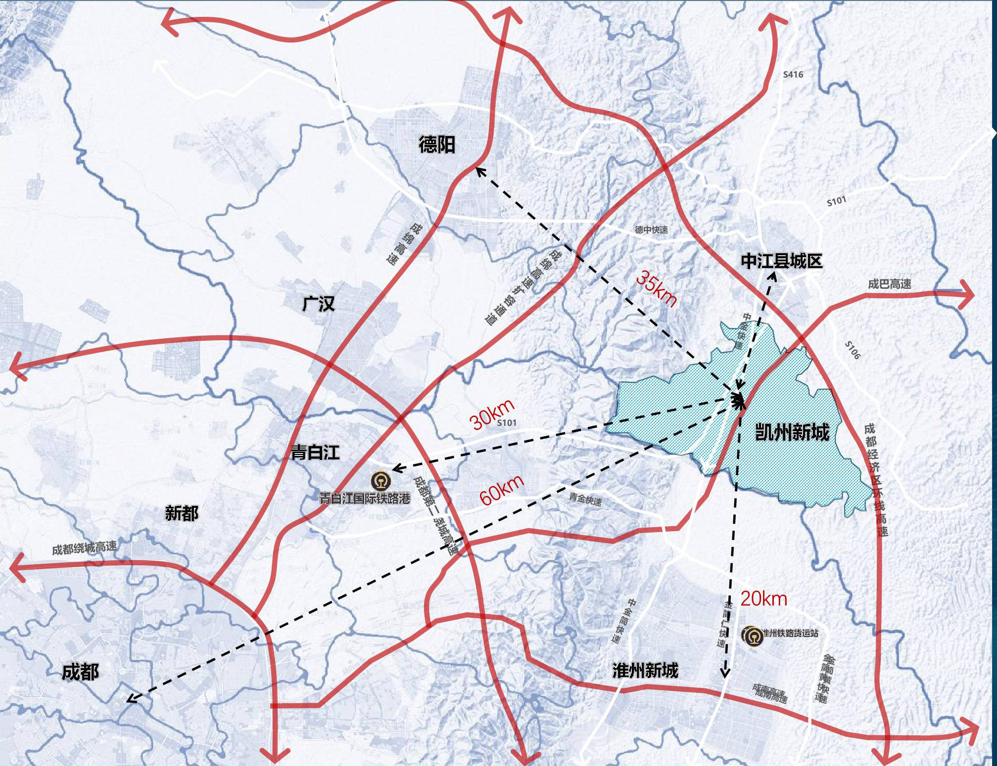 交通状况:目前在进一步完善,成巴高速,国道245(原s101),中金快速通道