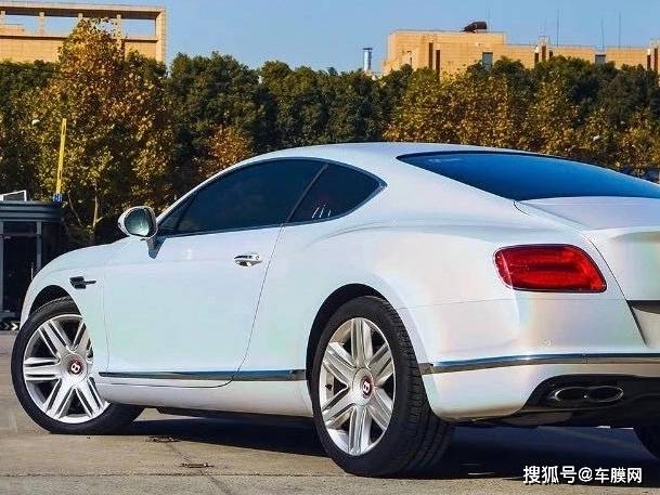 宾利欧陆 贵族尊享·镭射白改色膜效果图_搜狐汽车_搜狐网