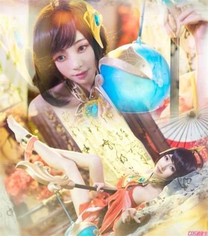 cosplay:《王者荣耀》大乔@走路摇zly