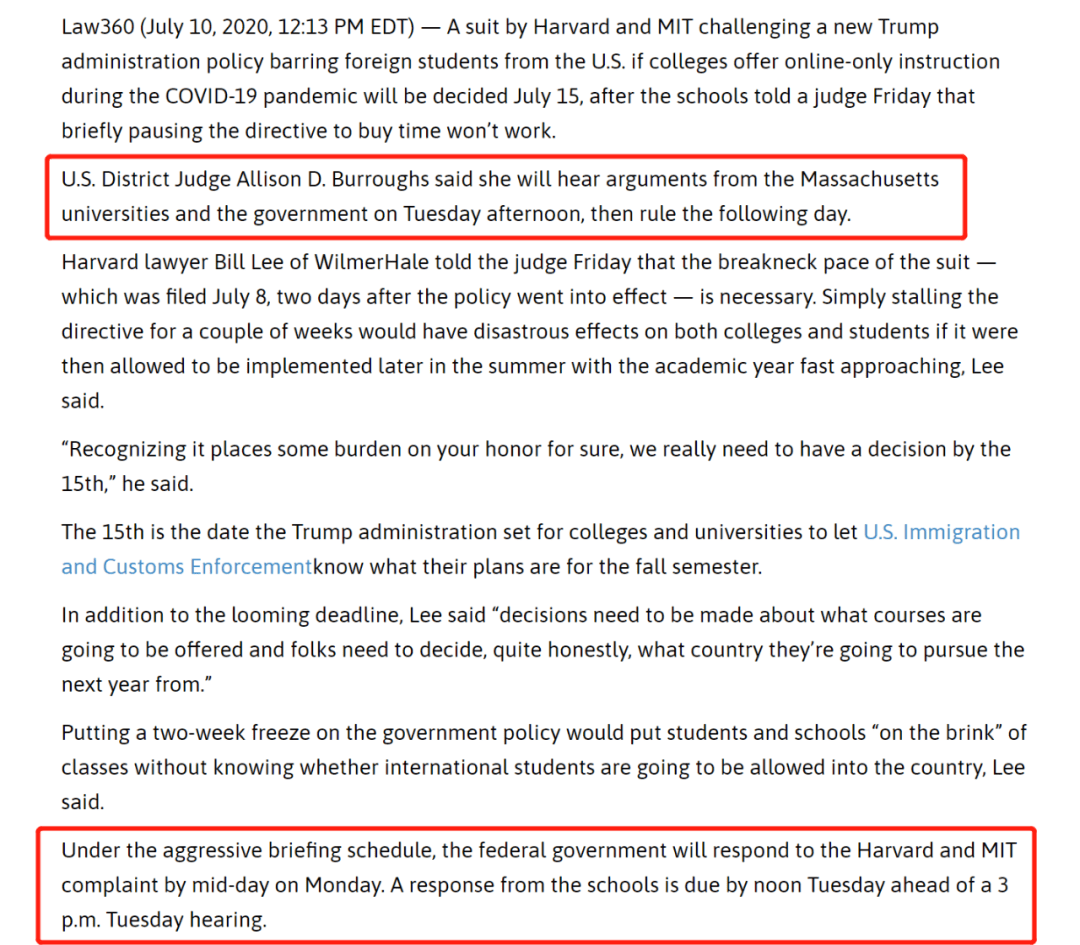 特朗普|哈佛和MIT起诉ICE新规案落幕！特朗普政府取消留学生网课限制！