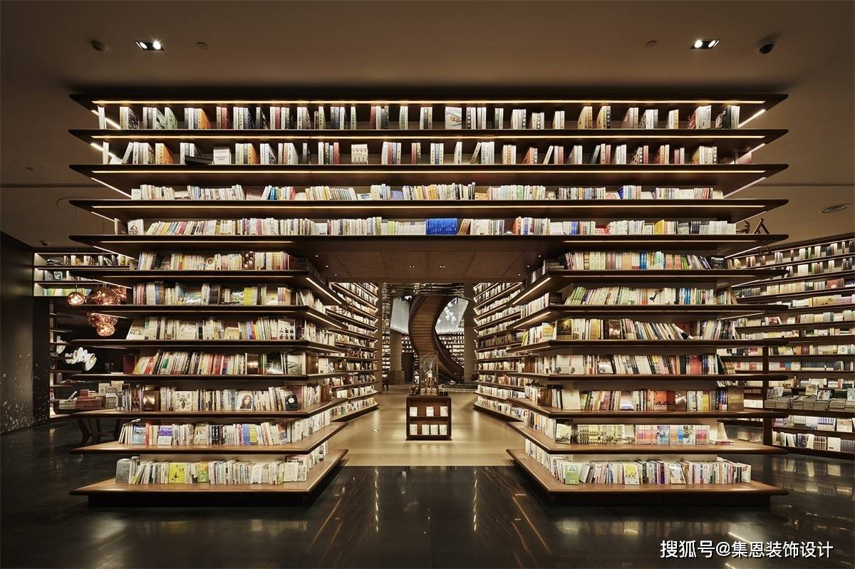 言又几书店装修设计效果图