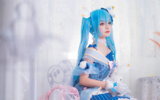 初音未来超萌cos,"以后的日子都和我一起好吗?