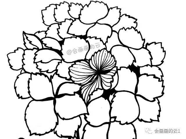 零基础的小白也可以画的简笔画,教你用1支笔画一簇花