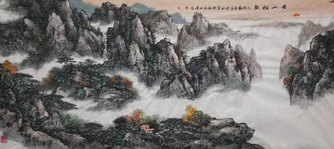 山川诗韵,象外心画——赵勤玉的山水画欣赏