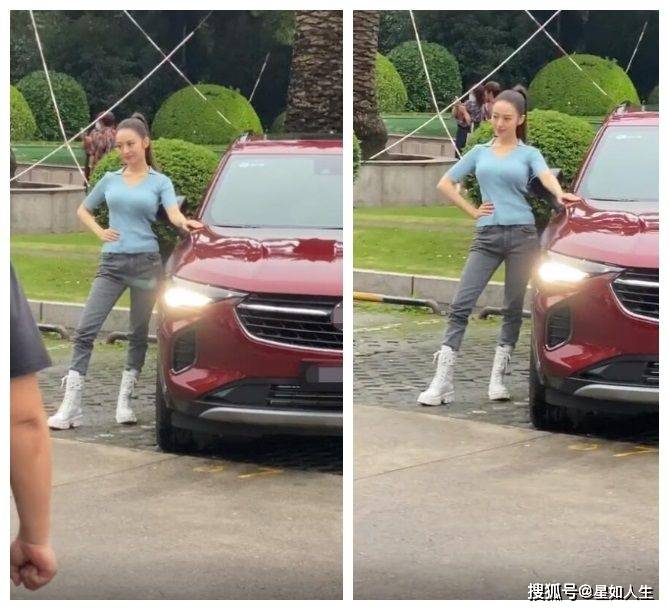 偶遇郎朗老婆独自拍广告，吉娜秒变表情引热议