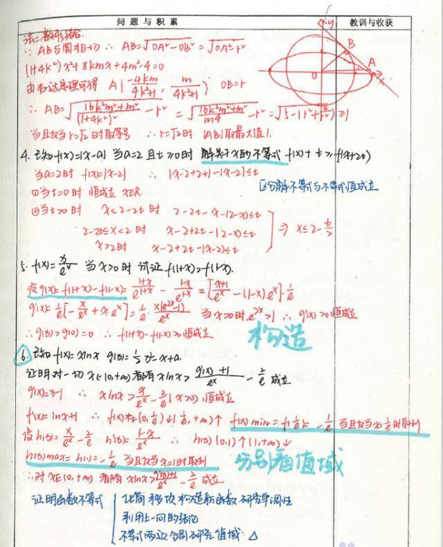 衡水中学学霸数学手写笔记电子版看看学霸是如何学习的