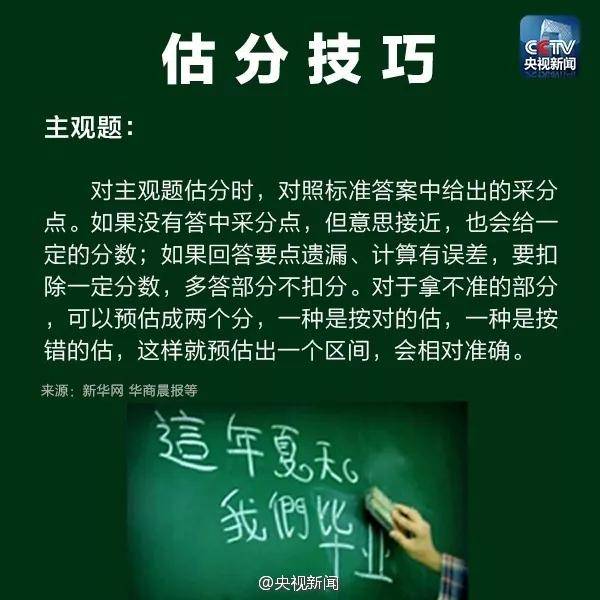 分数|2020高考估分会与实际分数差多少? 央视新闻 估分技巧！