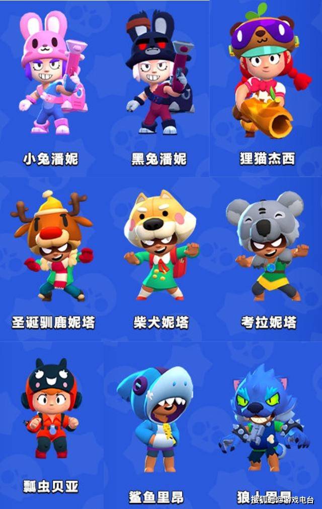 荒野乱斗6大系列皮肤:动物园最可爱,3款最萌皮肤国服没有