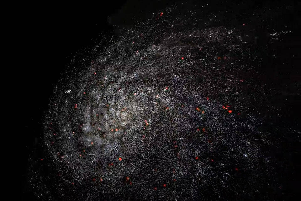 科学家绘制有史以来最大3d宇宙地图