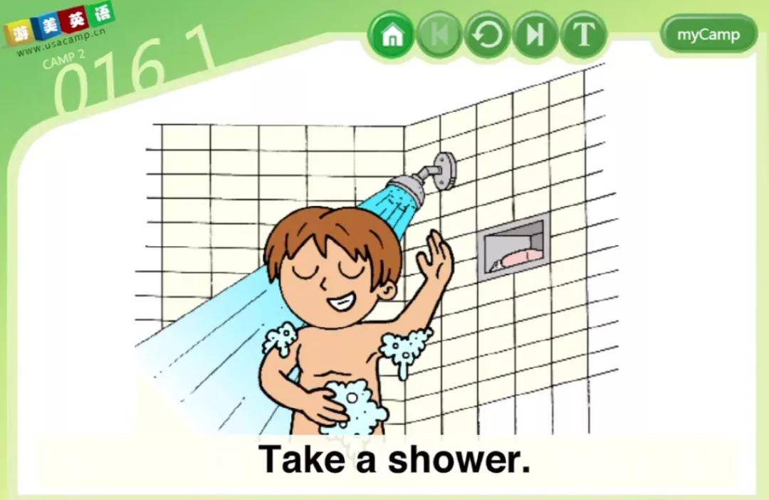 第三十一课| take a shower. 小朋友边洗澡澡边唱歌!