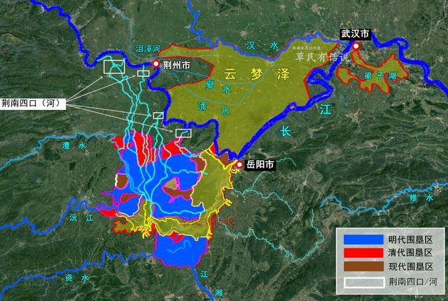 改道泛滥,导致土地开垦之后不久又被水淹没,于是人们就开始修建大堤