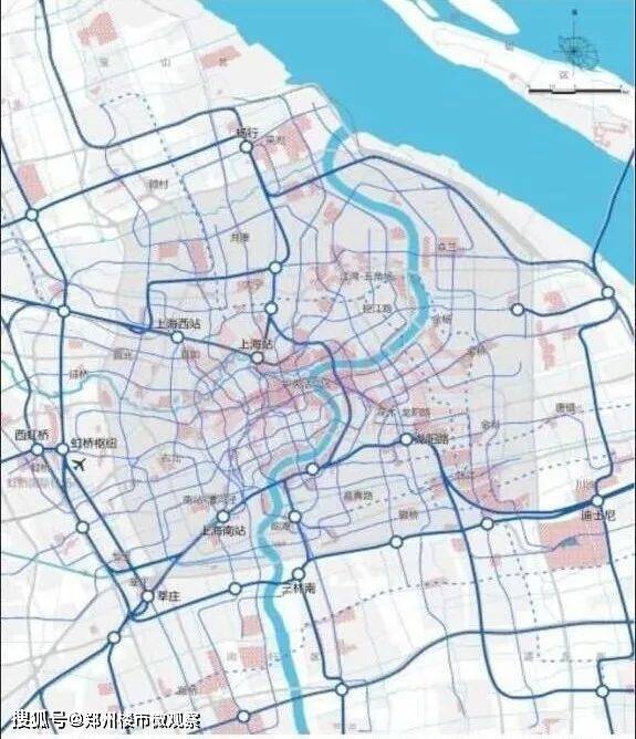 上海2035年市域铁路规划图筠溪小镇的设计,旨在营造兼具湿地景观